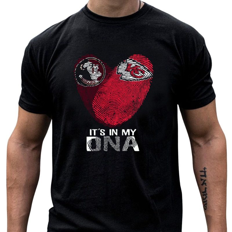 Seminoles Chiefs Its In My Dna Fingerprint T Shirt T Shirt 1 1
