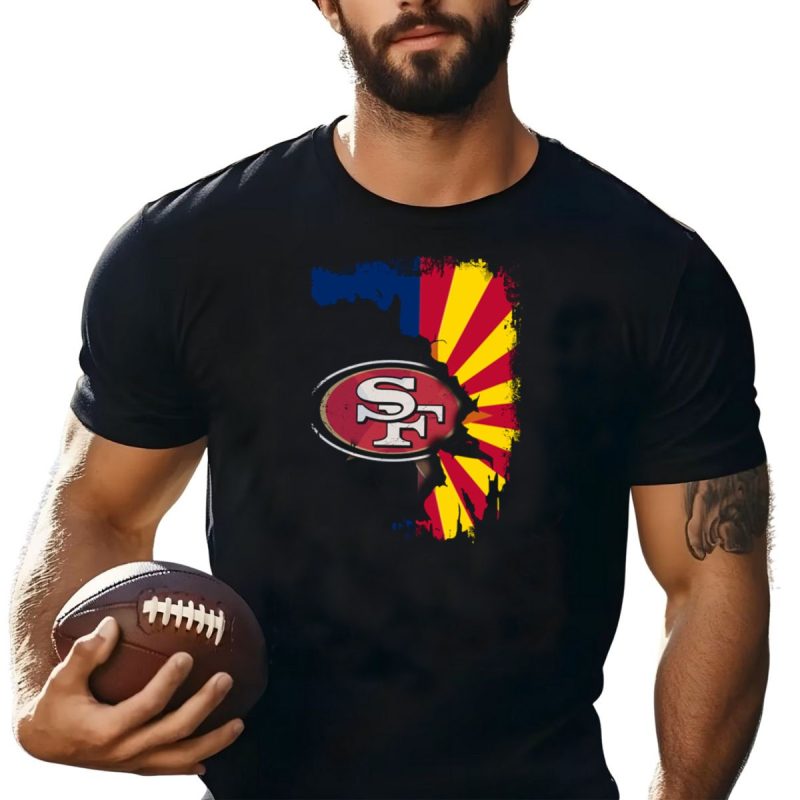 Sf Arizona Flag Fusion Together 49Ers T Shirt T Shirt 1