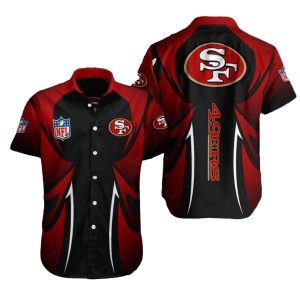 Shadow Swirl 49ers Niners Twilight Twirl Design 2025 Hawaiian Shirt