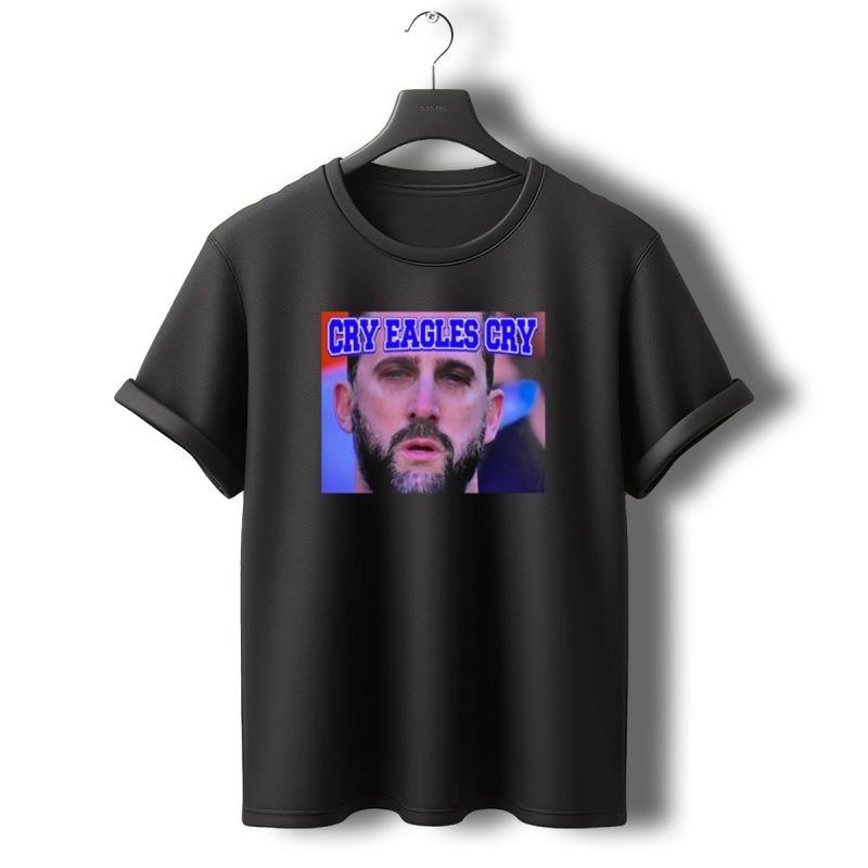 Shan Shariff Nick Sirianni Cry Eagles Cry Cry Eagles Cry T Shirt T Shirt 0 1
