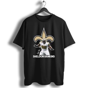 Sheldon Rankins New Orleans Saints Fleur De Lis Number 98 T Shirt