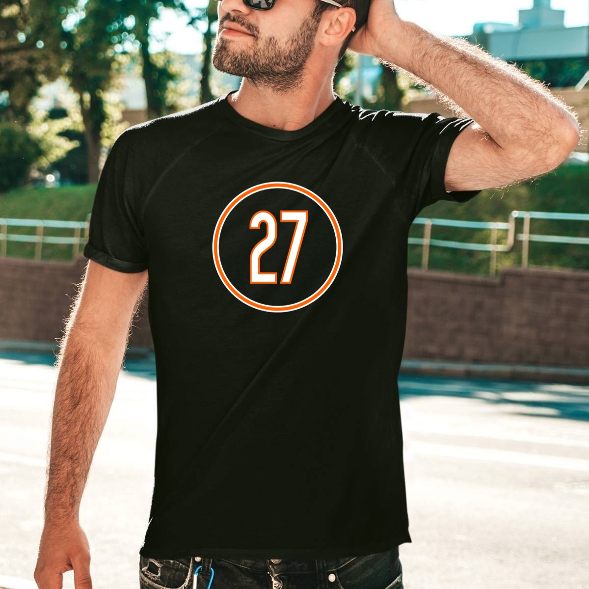 Sherrick-Mcmanis-Chicago-Bears-27-Jersey-Number-T-Shirt-1_t-shirt-4_5