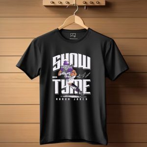 Show Tyme Aaron Jones Nfl Minnesota Vikings Signature T Shirt