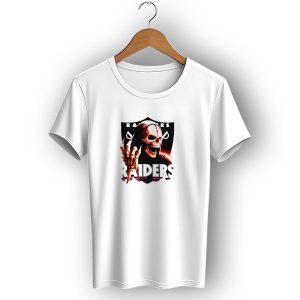 Skeleton Raiders Shield With Crossed Swords T-Shirt