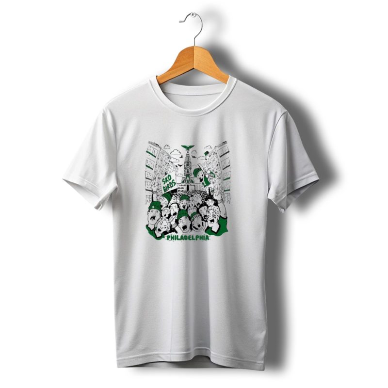 Sko Birds Philadelphia Eagles Fan City Crowd T Shirt T Shirt 1 1
