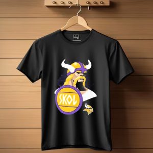 Skol Minnesota Vikings 2024 Nfl Draft Iconic Viking Warrior T Shirt