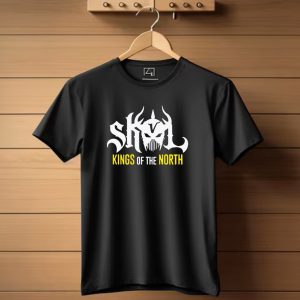 Skol Vikings Kings Of The North Mask T Shirt