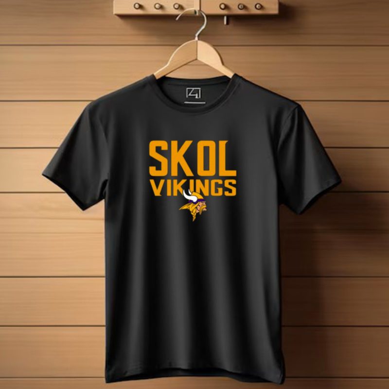 Skol Vikings Minnesota Vikings Logo Iconic T Shirt 1 T Shirt 1