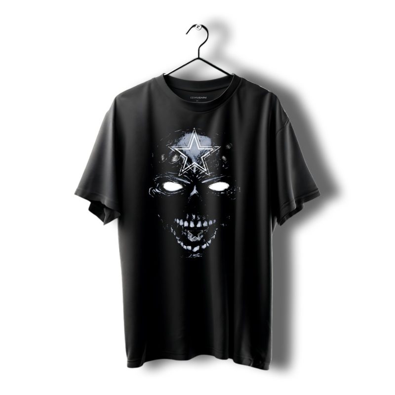 Skull Dallas Cowboys Star Icon Football Fan Gear T Shirt 1 T Shirt 1