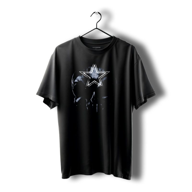 Skull Dallas Cowboys Star Logo Navy Background T Shirt 1 T Shirt 1
