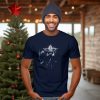 Skull Dallas Cowboys Star Logo Navy Background T-Shirt - Image 3