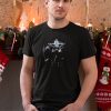 Skull Dallas Cowboys Star Logo Navy Background T-Shirt - Image 4