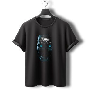 Skull Eagles Cyborg Metallic Glow T-Shirt