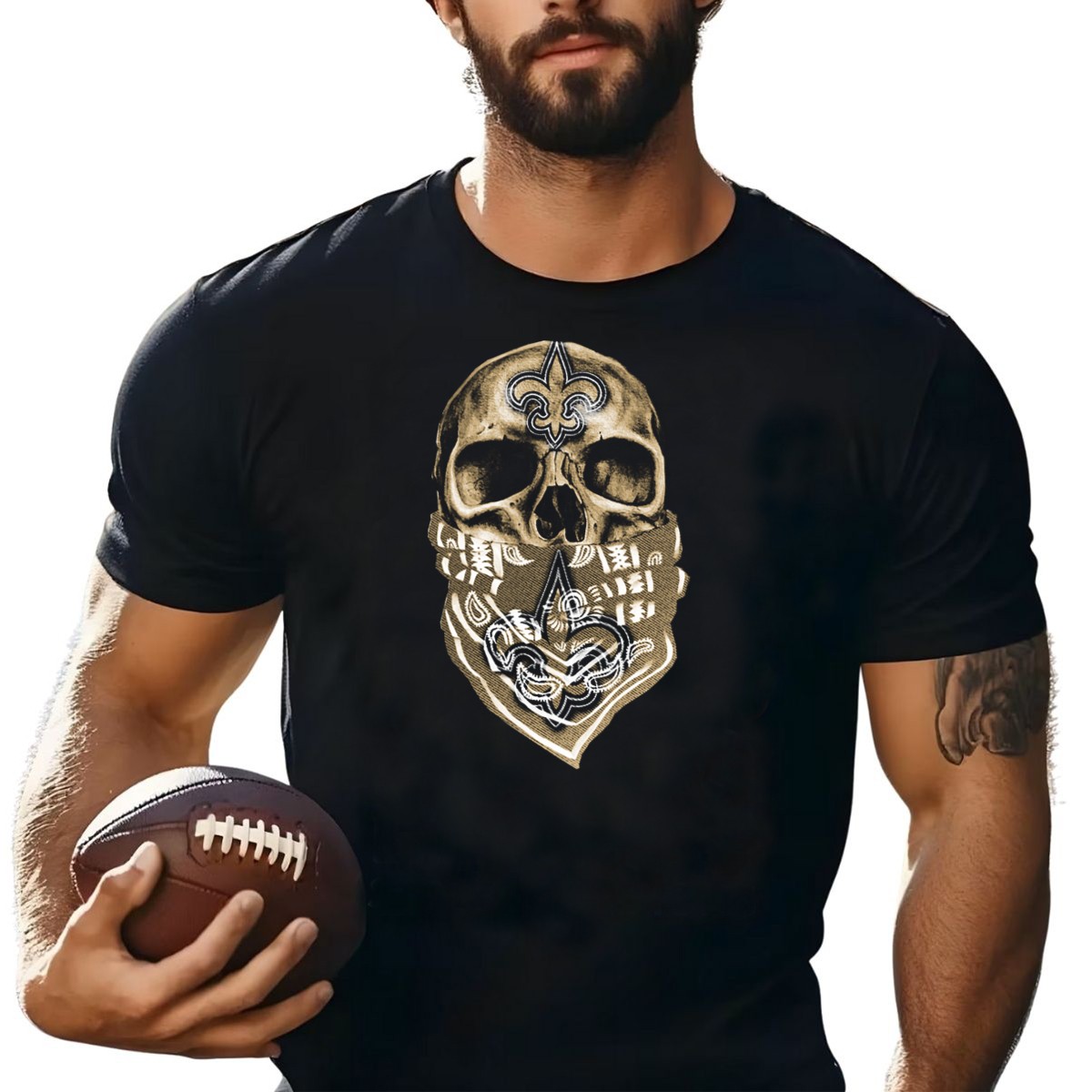 Skull-Fleur-De-Lis-New-Orleans-Saints-T-Shirt-1_t-shirt-4_5