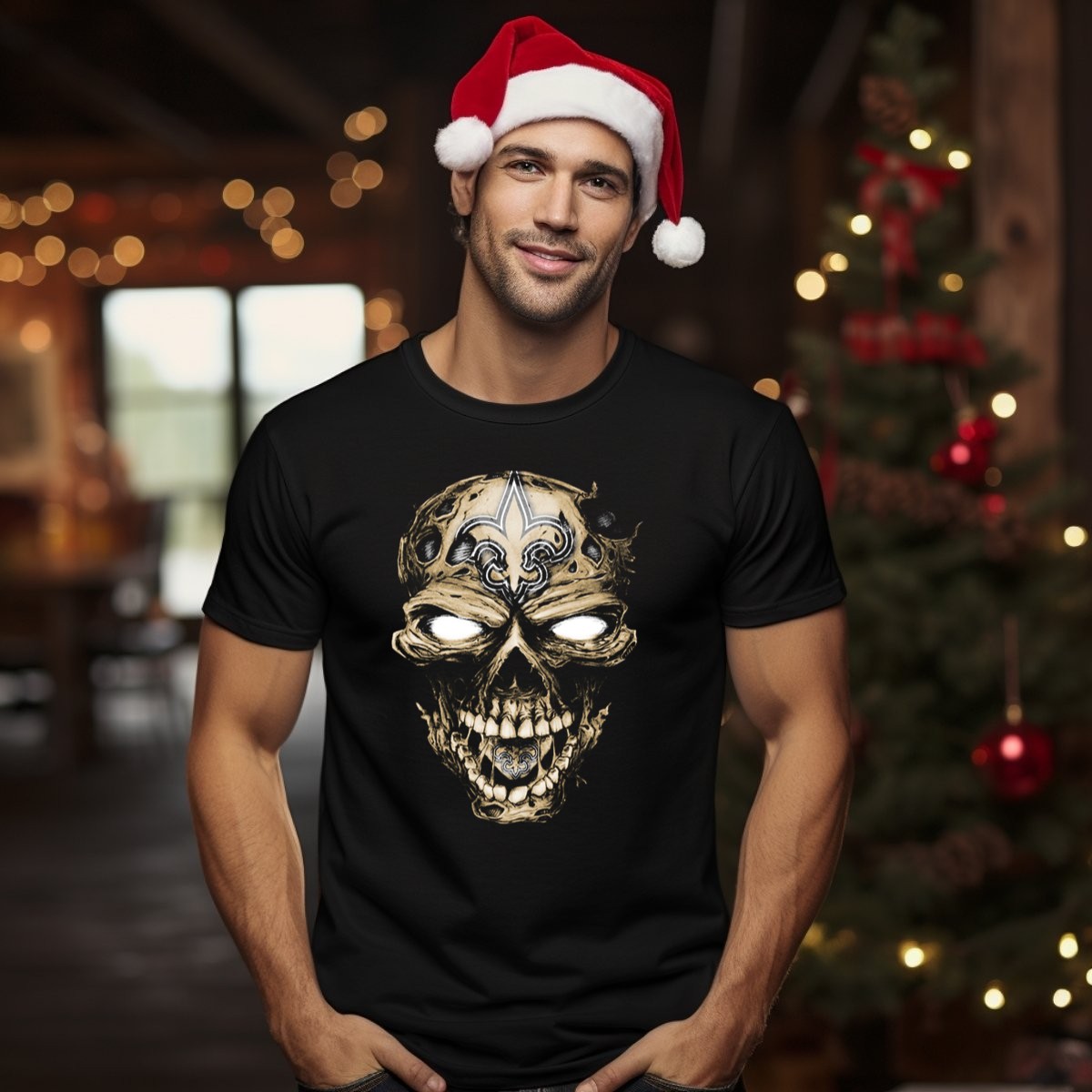 Skull-V2-New-Orleans-Saints-Fleur-De-Lis-Zombie-Head-T-Shirt-1_t-shirt-1_2