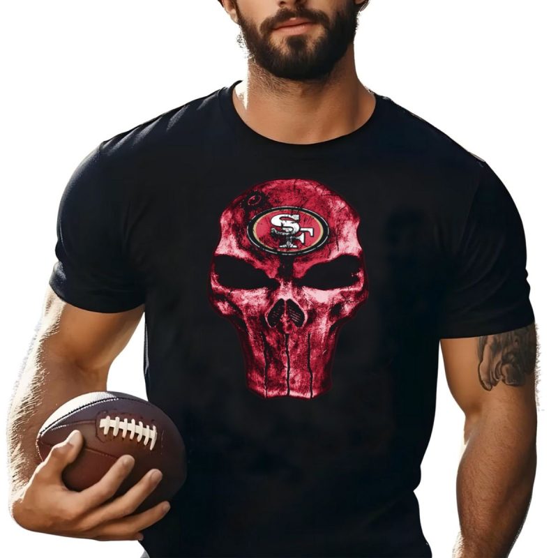 Skull V4 San Francisco 49Ers Sf T Shirt T Shirt 1