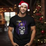 Skull-With-Minnesota-Vikings-Hat-And-Viking-Logo-On-Purple-And-Black-Stripes-T-Shirt-1_t-shirt-1_2