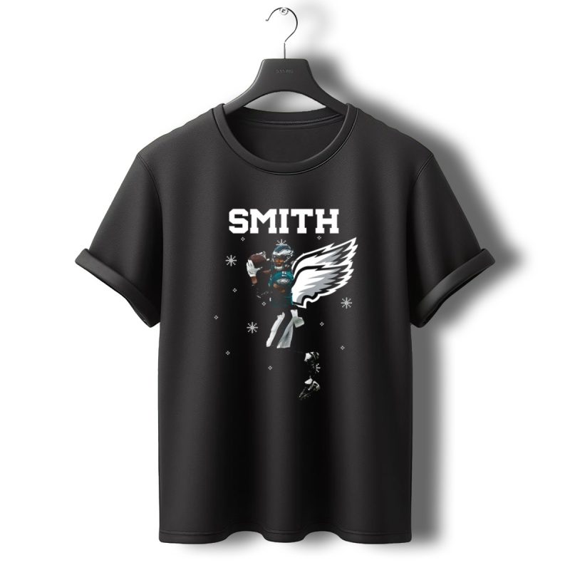 Smith Devonta Eagles Wings Christmas Pe T Shirt T Shirt 0 1