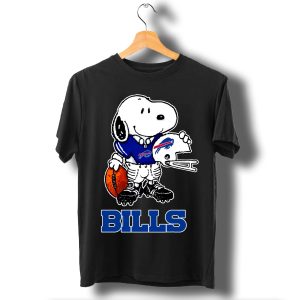 Snoopy A Strong And Proud Buffalo Bills Player T Shirt