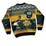 Snoopy And Charlie Brown Green Bay Packers Ugly Sweater