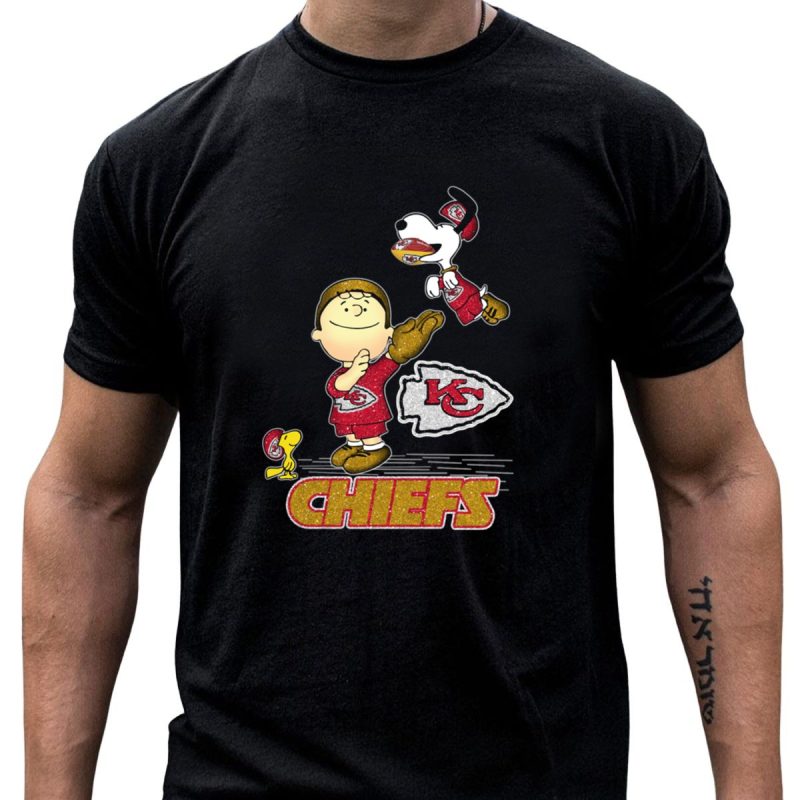 Snoopy And Friends Celebrate Kansas City Chiefs Football T Shirt T Shirt 1 1