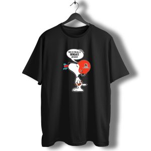 Snoopy Cincinnati Bengals Helmet Speech Bubble Haters Football T-Shirt