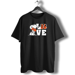 Snoopy Cincinnati Bengals Love T-Shirt