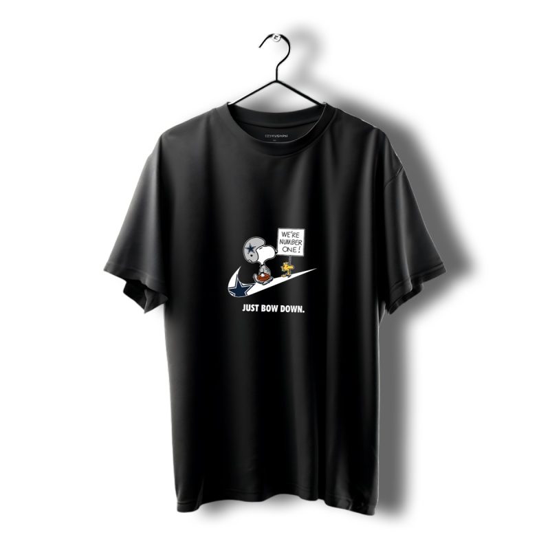 Snoopy Dallas Cowboys Just Bow Down Were Number One T Shirt 1 T Shirt 1 1