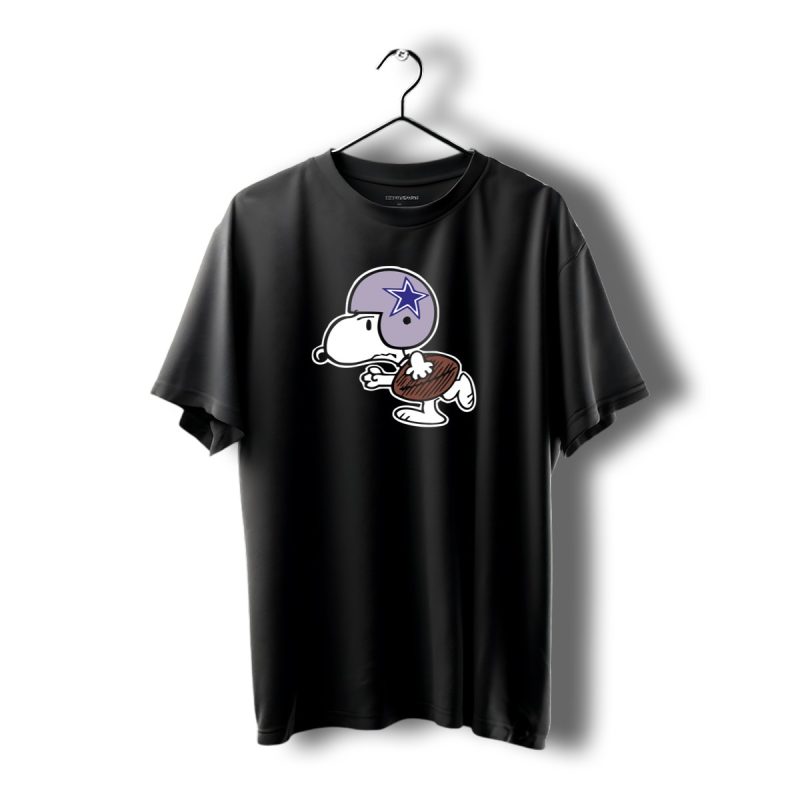 Snoopy Football Dallas Cowboys Helmet Star T Shirt 1 T Shirt 1 1