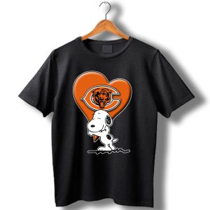 Snoopy Heart Chicago Bears Nfl Fan T Shirt