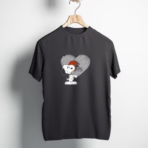 Snoopy Heart Cleveland Browns Fans Football Helmet T-Shirt