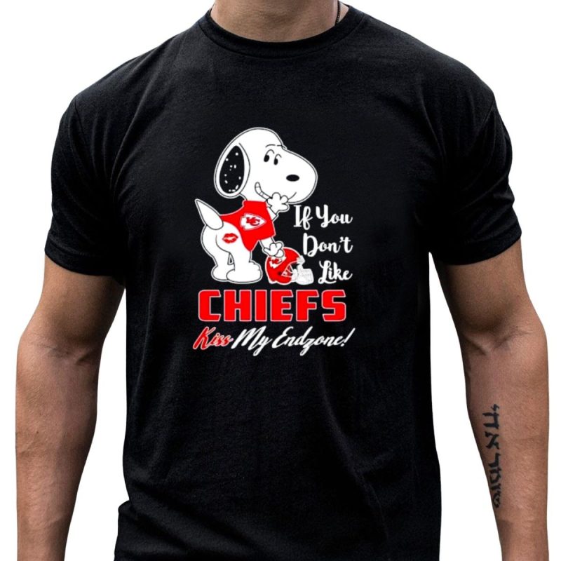 Snoopy If You Dont Like Kansas City Chiefs Kiss My Endzone T Shirt T Shirt 1 1