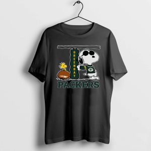 Snoopy Joe Cool And Woodstock The Green Bay Packers Shirt