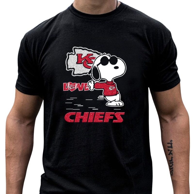 Snoopy Kansas City Chiefs Love Chiefs Kc T Shirt T Shirt 1 1