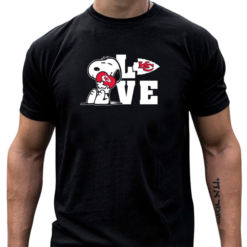 Snoopy Love Kc Chiefs T Shirt T Shirt 1 1