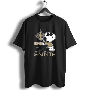 Snoopy Love New Orleans Saints Fleur De Lis T Shirt