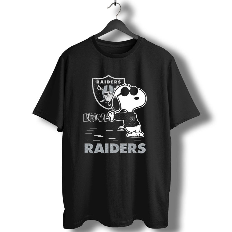 Snoopy Love Raiders Las Vegas Raiders Nfl Football T Shirt 1 T Shirt 1