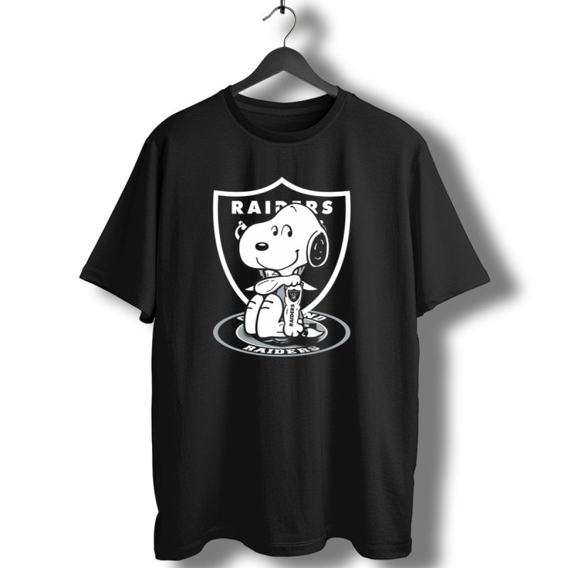 Snoopy Raiders Oakland Raiders Football Nfl Peanuts Crossover T Shirt 1 T Shirt 1