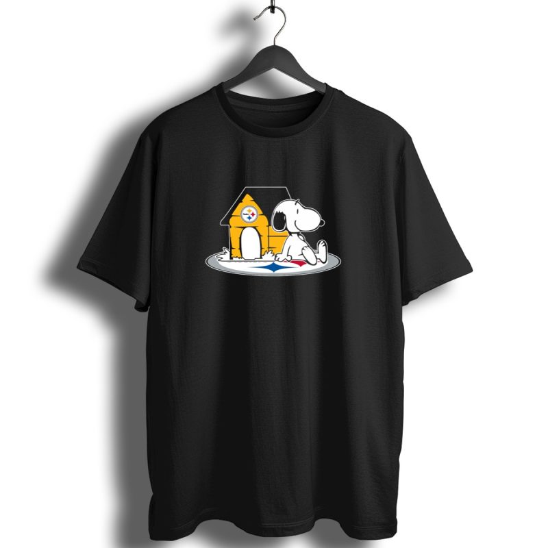 Snoopy With Pittsburgh Steelers Doghouse Football Fan Forever T Shirt 1 T Shirt 1