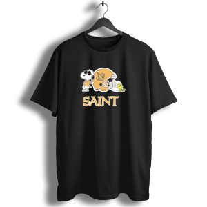 Snoopy Woodstock New Orleans Saints Helmet Nfl Saint T Shirt