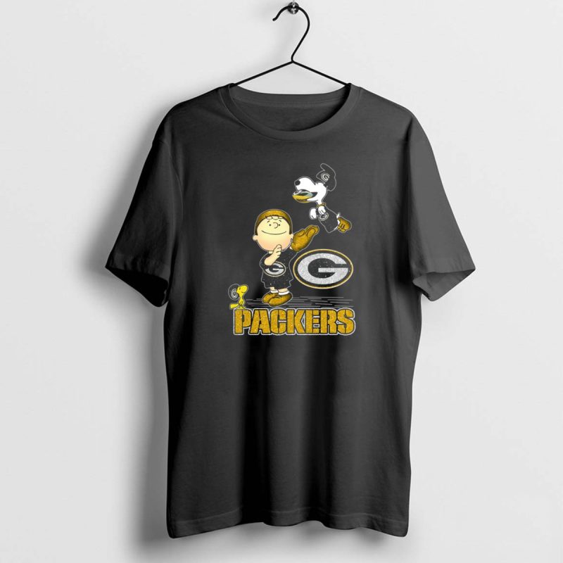 Snoopy And Friends Green Bay Packers Team Spirit T Shirt 1 1 T Shirt 1 1
