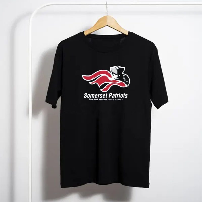 Somerset Patriots New York Yankees Double A Affiliate T Shirt T Shirt 1