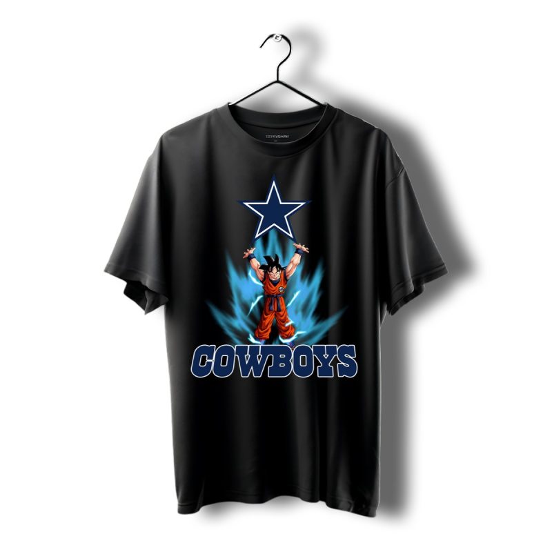 Son Goku Shares Your Energy Dallas Cowboys Shirt T Shirt 1