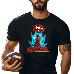 Son goku lift up logo san francisco 49ers Shirt