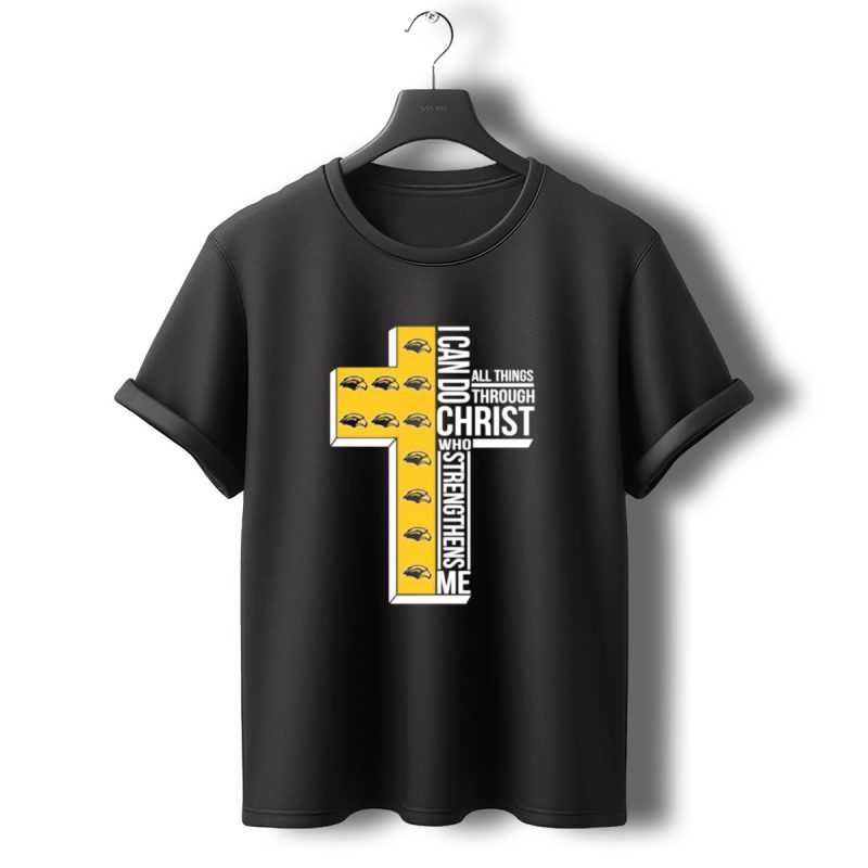 Southern Miss Golden Eagles I Can Do All Things Through Christ Who Strengthens Me Cross T Shirt T Shirt 0 1