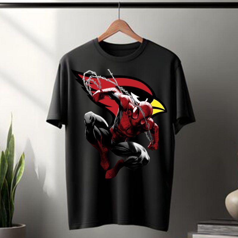 Spiderman Arizona Cardinals T Shirt T Shirt 1