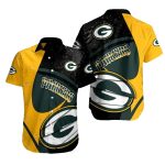 Spirited Game Day Green Bay Packers Stars Sky Hawaiian Shirt