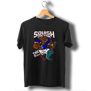 Squish The Fish The Unbillievable Buffalo Bills Mascot T-Shirt