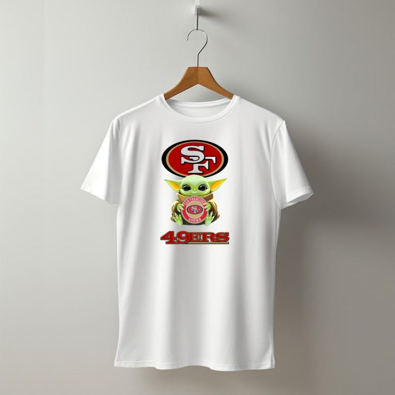 Star Wars Baby Yoda Sf 49Ers Hug Logo 49Ers T Shirt T Shirt 1