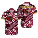 Starry Night Custom Cardinal Arizona Cardinals Tropical Hawaiian Shirt